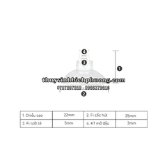 NÚM HÍT, GIÁC HÍT, NÚT HÍT, CỐC HÍT, KẸP HÍT GIỮ ỐNG OXY/CO2, IN OUT – HÍT KÍNH, HÍT TƯỜNG GẠCH MEN