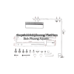 NETLEA AT3 PRO 40W / 65W LED LIGHT - ĐÈN LED THỦY SINH CAO CẤP
