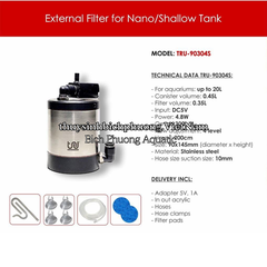 TRU INOX EXTERNAL FILTER INOX 304 NANO - LỌC THÙNG MINI