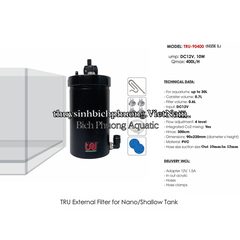 LỌC THÙNG MINI TRU PVC NANO EXTERNAL FILTER