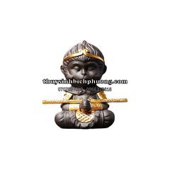TƯỢNG TÔN NGỘ KHÔNG - TRANG TRÍ (TẶNG GẬY NHƯ Ý)