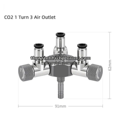 VAN NỐI CHIA KHÍ CO2 WEEK AQUA 2 / 3 / 6