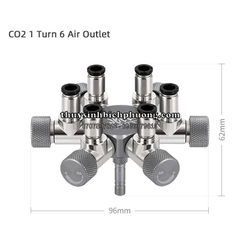 VAN NỐI CHIA KHÍ CO2 WEEK AQUA 2 / 3 / 6