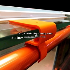 MÓC KHÓA | KẸP TREO ĐÈN LED CHÌM  MÀU CAM CHO HỒ CÁ RỒNG T10|NO1|LED 4 HÀNG BÓNG|LED 5 HÀNG BÓNG