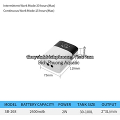 MÁY SỦI OXY TÍCH ĐIỆN SOBO (TẶNG FULL PHỤ KIỆN)