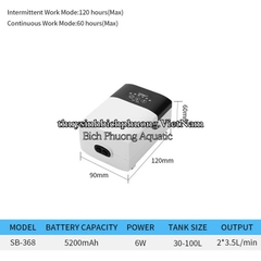 MÁY SỦI OXY TÍCH ĐIỆN SOBO (TẶNG FULL PHỤ KIỆN)