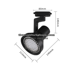 ĐÈN LED RAY - ĐÈN RỌI BÁN CẠN OSRAM 45W ÁNH SÁNG TRẮNG | VÀNG ẤM| VÀNG TRUNG TÍNH (CHÓA XP)
