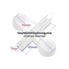 KẸP HÍT KÍNH GIỮ TẤM LƯỚI NHỰA LÀM VÁCH NGĂN