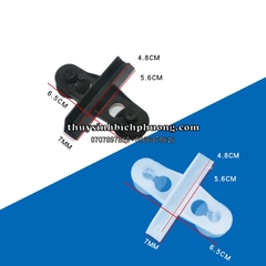 KẸP HÍT KÍNH GIỮ TẤM LƯỚI NHỰA LÀM VÁCH NGĂN