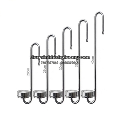 CỐC SỦI CO2 INOX MUFAN CÓ MÓC TREO HỒ KÍNH