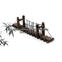 MÔ HÌNH CẦU TREO SIZE S, M, L - TRANG TRÍ HỒ CÁ, TIỂU CẢNH TERARIUM, PALUDARIUM