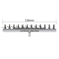 VAN CHIA OXY INOX CÓ KHÓA ĐIỀU TIẾT OXY PHI 8 - VAN CHIA 2, 4, 6, 8, 10, 12