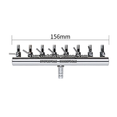 VAN CHIA OXY INOX CÓ KHÓA ĐIỀU TIẾT OXY PHI 8 - VAN CHIA 2, 4, 6, 8, 10, 12