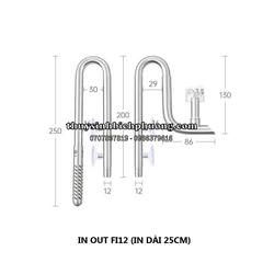 IN OUT INOX WEEK AQUA CÓ LỌC VÁNG FI12, FI16