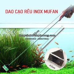 DAO CẠO RÊU INOX MUFAN - VỆ SINH HỒ KÍNH THỦY SINH