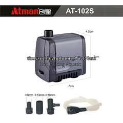MÁY BƠM ATMAN AT – 101S | 102S | 103S | 104S | 105S | 106S | 107S - DÒNG BƠM TIẾT KIỆM ĐIỆN NĂNG