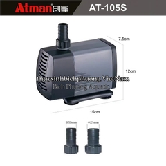 MÁY BƠM ATMAN AT – 101S | 102S | 103S | 104S | 105S | 106S | 107S - DÒNG BƠM TIẾT KIỆM ĐIỆN NĂNG