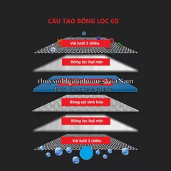 BÔNG LỌC NƯỚC 6D SINH HỌC THẾ HỆ MỚI