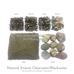 FEMOLAY NATURAL STREAM CLEARWATER / BLACKWATER - COMBO CÁT SẠN SỎI ĐÁ SUỐI TỰ NHIÊN
