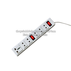 Ổ CẮM ĐIỆN CHỊU NHIỆT SƯ TỬ 6 LỖ – DÂY 3M / 5M