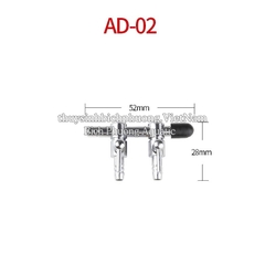 VAN CHIA OXY INOX CÓ KHÓA ĐIỀU TIẾT OXY PHI 4-5-6