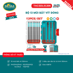 Bộ 13 mũi bắt vít đóng - TACSDL01306