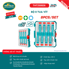 Bộ 8 tua vít - THT250826