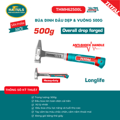 Búa đinh đầu dẹp & vuông 500g - THMH62500L
