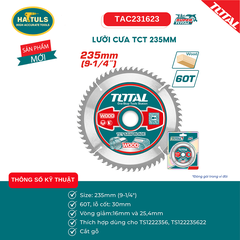 Lưỡi cưa TCT 235mm - TAC231623