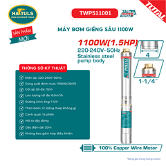 Máy bơm giếng sâu 1100W - TWP511001