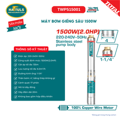Máy bơm giếng sâu 1500W - TWP515001