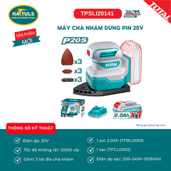 Máy chà nhám dùng pin 20V - TPSLI20141