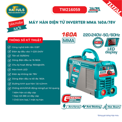 Máy hàn điện tử Inverter MMA 160A/78V - TW216059