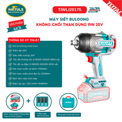 Máy siết bulong không chổi than dùng pin 20V - TIWLI20175