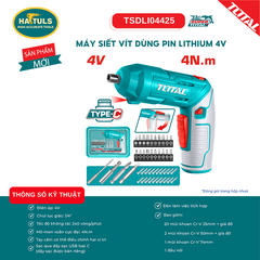 Máy siết vít dùng pin Lithium 4V - TSDLI04425