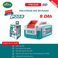 Pin Lithium-ion 20V/ 8.0Ah - TFBLI2108