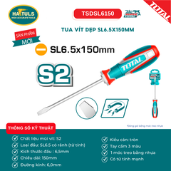 Tua vít dẹp SL6.5x150mm - TSDSL6150
