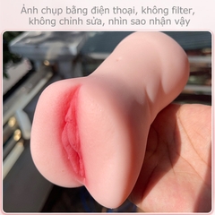 ma3 Âm đạo giả silicon mini cầm tay, bó sát nhỏ gọn, kín đáo tiện lợi, cao cấp giống thật, thiết kế 2in1 cho trải nghiệm cực khoái