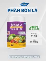 PHÂN BÓN LÁ (MỸ) HÒA TAN NPK 15-5-30+TE VIỆT TRANH ĐỀ