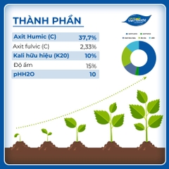 PHÂN HUMIC VẢY DOLPHIN (Túi 1 - 10KG)