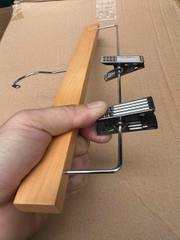 Kẹp Quần Gỗ Ngang Cao Cấp - U Kẹp Sóng
