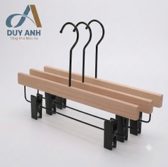 Kẹp Quần Gỗ Ngang Cao Cấp - Kẹp Ngang Mộc Vuông