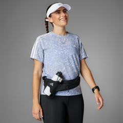 Áo T-shirt adidas CLIMACOOL Own the Run 3 sọc Nữ - JD7758