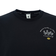 Áo T-shirt le coq sportif Nam QQ323XRS71-BLK0