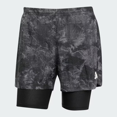Quần short chạy bộ adidas Own The Run Spray Dye 2 trong 1 Nam - JN9680