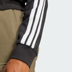 Áo hoodie adidas Essential 3 sọc khoá kéo Nữ - JE0052