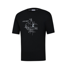 Áo T-shirt le coq sportif Nam LT5SHT01MV-BK00