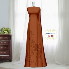 Vải Áo Dài Lụa Tô Châu In 4D – Họa Tiết Hoa Hồng Bông Tà – Đa Dạng Màu Sắc