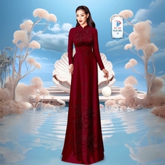 TÂY ĐÔ - VẢI MAY ÁO DÀI LỤA TÔ CHÂU IN 4D HỌA TIẾT HOA LAN SIÊU ĐẸP