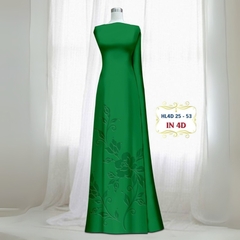 Vải Áo Dài Lụa Tô Châu In 4D – Họa Tiết Hoa Hồng Bông Tà – Đa Dạng Màu Sắc